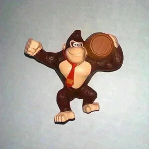 Mcdonalds Happy Meal toy 2022 The Super Mario Bros Movie #6 Barrel Donkey Kong